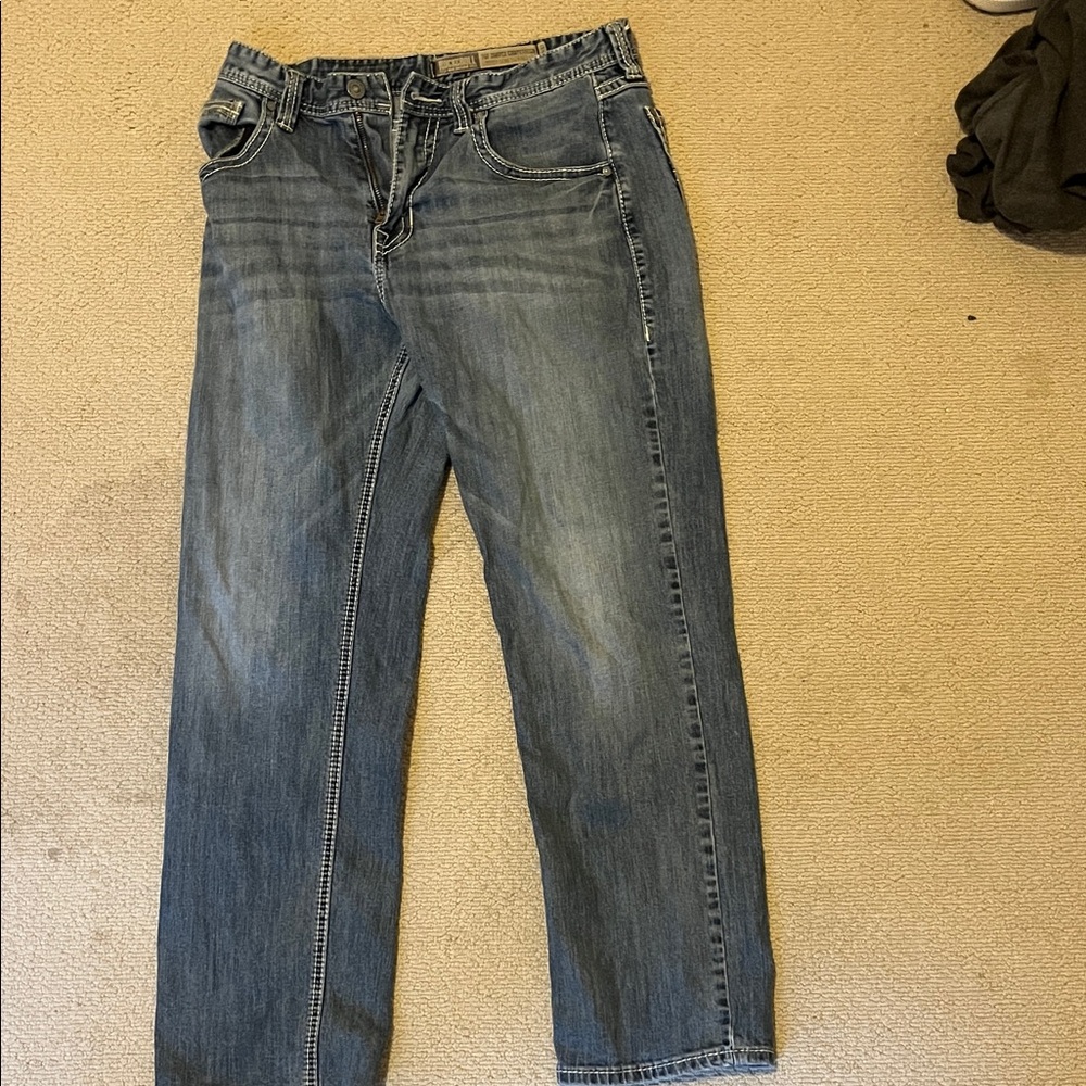 Men's Relaxed Fit Blue Jeans 32x32